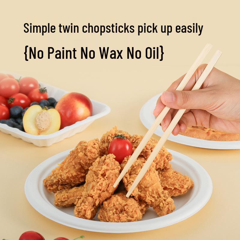 Disposable Tableware Set: Includes Chopsticks, Spoon, and Takeaway Packaging (3-Piece and 4-Piece Options) for Restaurants.