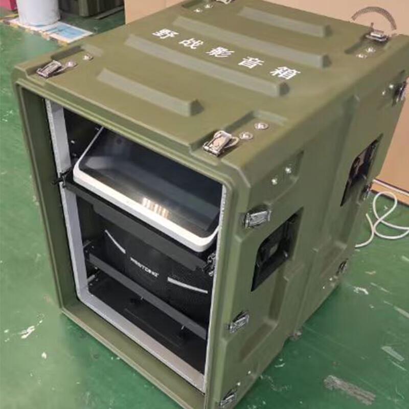 Juno 14U Rugged Outdoor Audio-Visual Rack Case