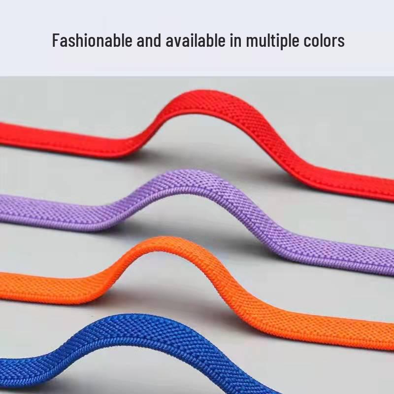 Colorful No-Tie Metal Capsule Lazy Shoelaces