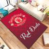 Manchester United Emblem Patterned carpet, non slip mat suitable for living room and bedroom sofas