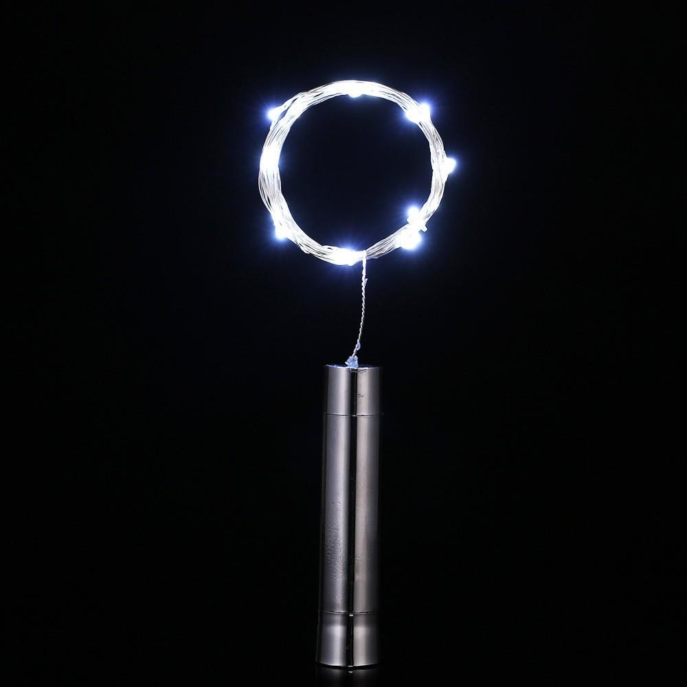 1PC New Electroplated Wine Cork Light Led Light String Copper Wire Light Bar Decorative Light Flashlight Cork Light