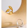 Yhpup High Quality Smooth Stainless Steel Geometric Casting Ring Gold & Platinum Plated Distinctive Daily Wear Finger Jewelry