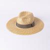 Spring and summer new fashion casual multi-color webbing big eaves straw grass jazz hat outdoor beach shade Internet celebrity straw hat