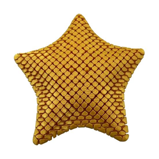 3D Printed Starfish Fidget Toy, Compact Palm-Sized Stress Relief Squishy Puzzle Toy, Flexible Durable Handheld Desk Decor Gift for Kids Adults