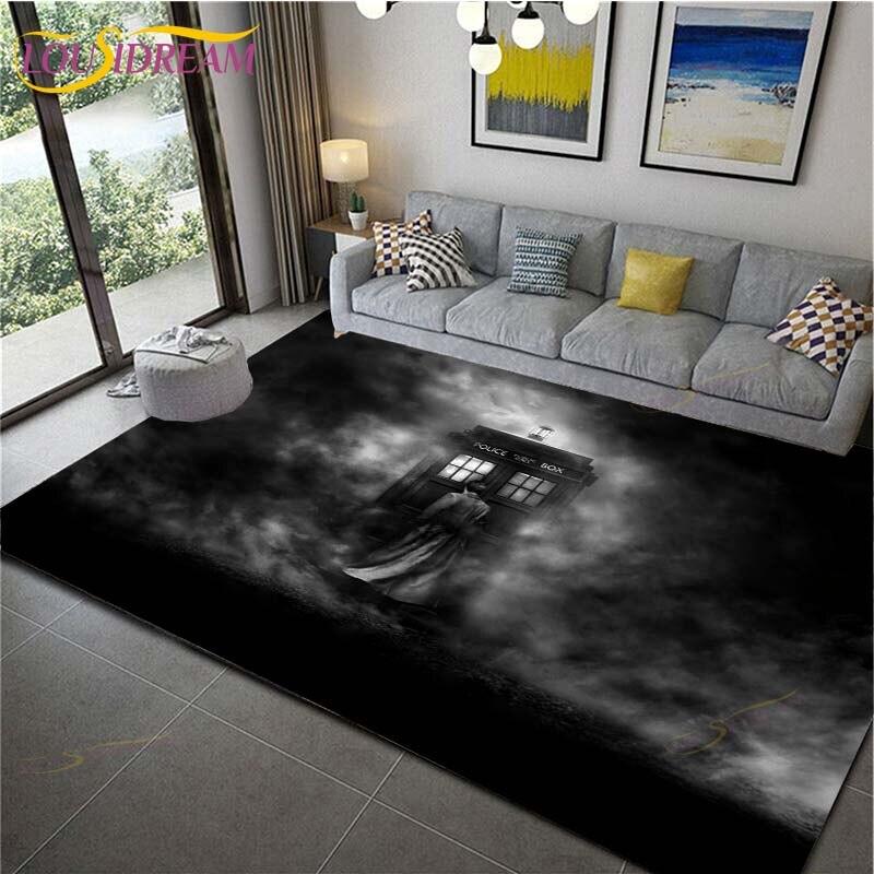 

Доктор Хто Килими з 3D-друком Домашній декор М’який фланелевий килимок для спальні Дитячі ігрові килими для повзання для вітальні 40cm x 60cm