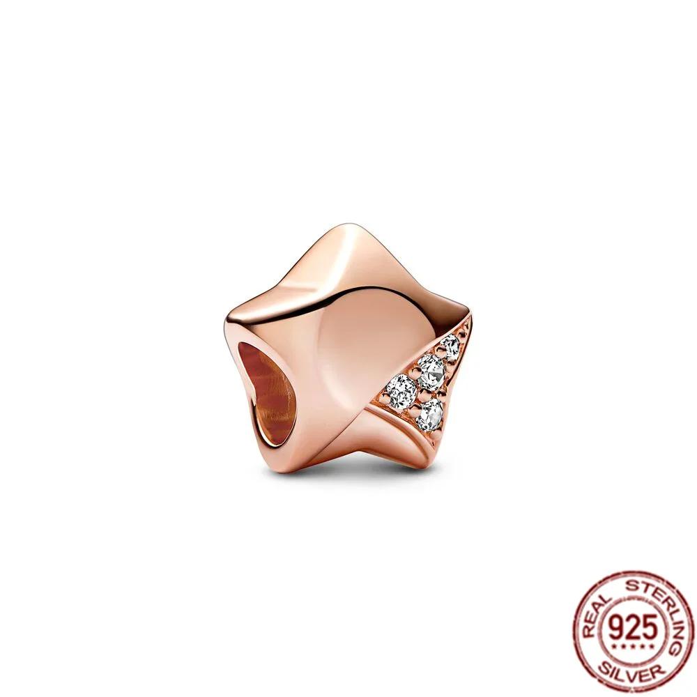 Original Copper Colorful Star Heart Infinite Symbol Bead Charms For Diy Bracelet Necklace Women Gift