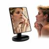 16LED Makeup Mirror 360° Rotating ABS Plastic Frame Desktop Cosmetic Mirror Battery Powered Portable Mirror For Lady Student