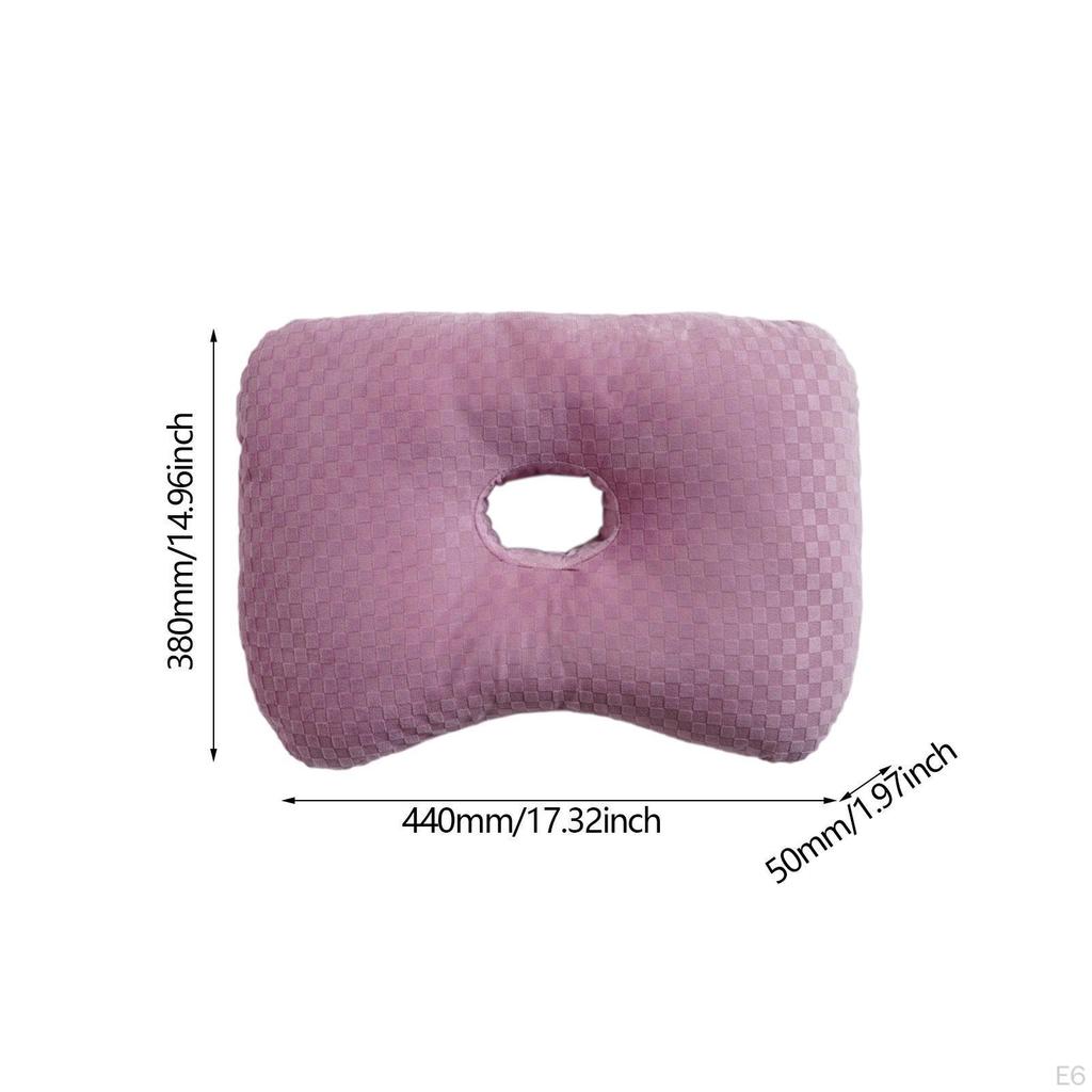 Ohrlochkissen Weiche Entspannungsschutz Atmungsaktiv mit Loch