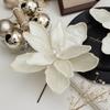 Large Size Festive Glitter Flower High-grade Xmas Tree Decorations New Artificial Xmas Flower