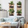 Green Leaves Monstera Leaf Sticker Waterproof Wall Mural Creative Wall Decals  for Bedroom