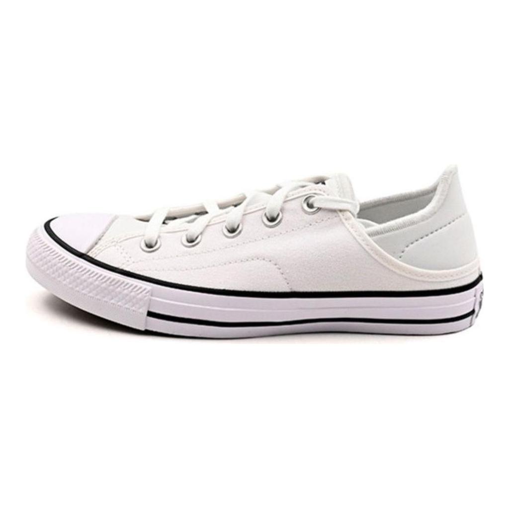 Converse Chuck Taylor All Star Minimalist Comfortable Durable Breathable Shock Absorption Support Low Top Canvas Shoes Women Sneaker White A03076C