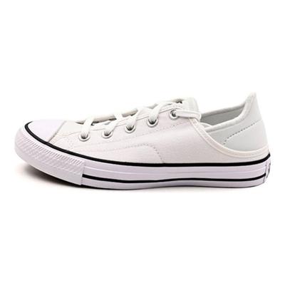 Chuck Taylor All Star Minimalist Comfortable Durable Breathable Shock Absorption Support Low Top Canvas Shoes Women Sneaker White A03076C