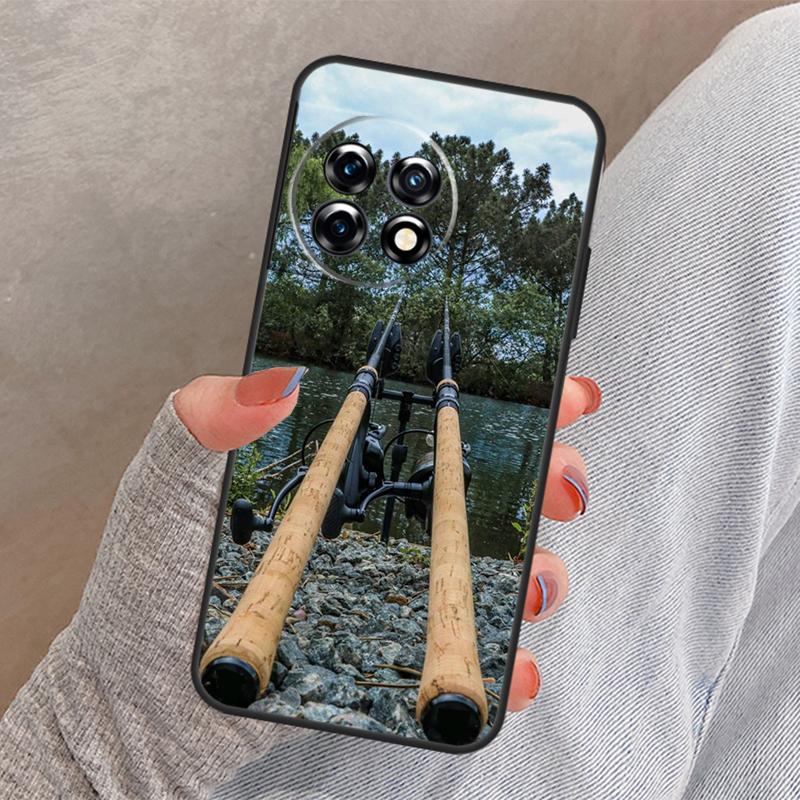 Carp Fishing Fish Cover For OnePlus Nord 4 CE 2 3 Lite N30 N20 N10 OnePlus 13 12 11 10 Pro 8T 10T 12R 13R Case