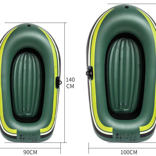 Aufblasbares PVC-Kajak: Freizeit, Angeln, Raftingboot