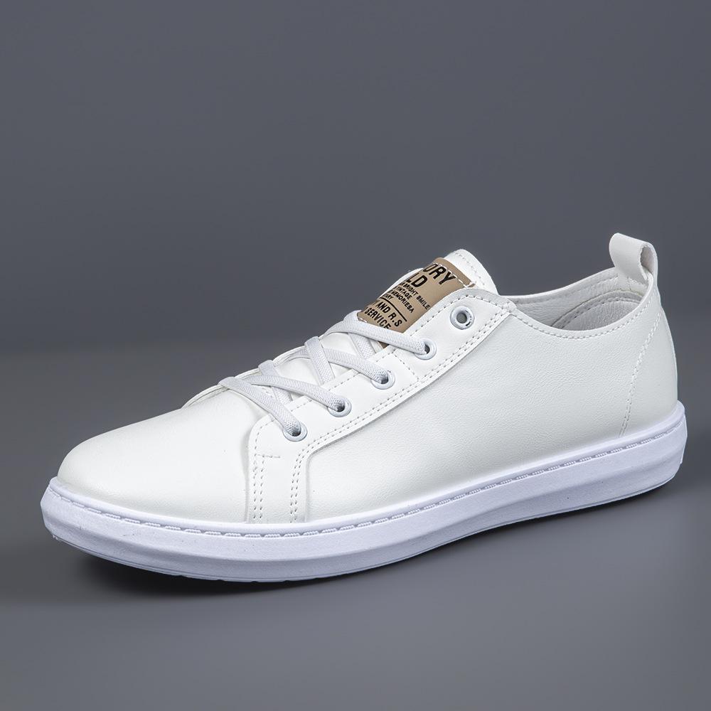 Men's Shoes 2025 New Little White Shoes Men's Board Shoes Men's Casual Shoes Korean Version Trendy Versatile Casual Leather Shoes
