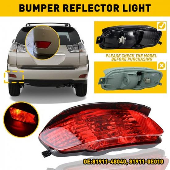 

Rear Side Driver Marker Left Light Bumper For Lexus RX330 RX350 RX400H 2004-2009