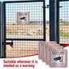 Video Surveillance Sign, Video Surveillance Private Property, 15 X 15 Cm Metal Warning Video Surveillance Sign 12Pack