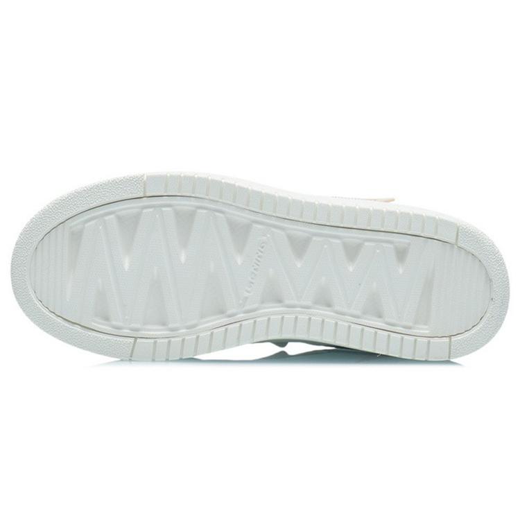 Li Ning Rising Phoenix Synthetic Leather Abrasion Resistant Low Top Skateboard Shoes Women's Cloud Pink AGCT380-2