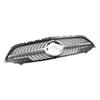 Diamond Front Bumper Grill Grille Fit Benz A-Class W177 2019-2023 Black