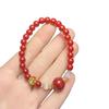 Six-Character Mantra Cinnabar Purple Gold Sand Zodiac Bracelet