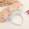 Fascia da Capo Nevicata di Natale per Donna, Carini Ornamento per Capelli Brillante per Ragazze per Diretta