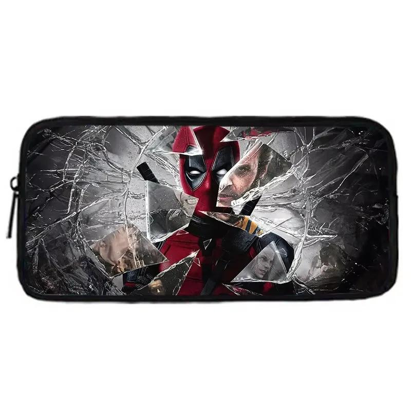 Deadpool Movie Child School Backpack With Shoulder Bag Pencil Bags School Bags for Boys Girls Best Gift