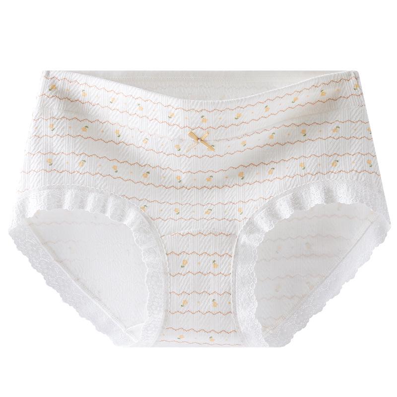 Antibacterial Pure Cotton Underwear for Girls in Puberty - Mid/Large Sizes, Junior High, Triangle Shorts