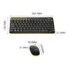 Logitech MK240 Nano Kabelloses Tastatur- und Maus-Set