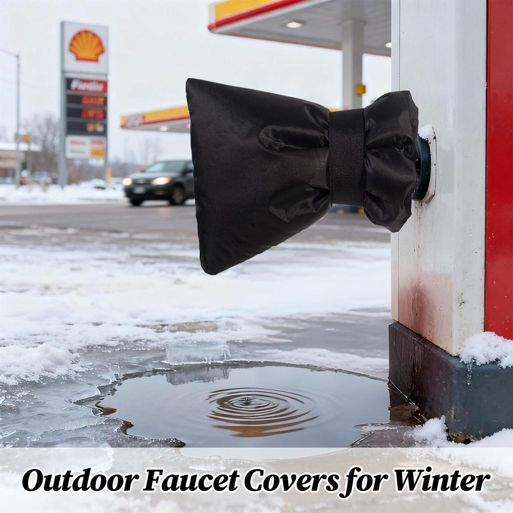 Faucet Covers For Outside Frost-Proof Waterproof Tap Sock 5.9x7.5Inch Outside Faucet Cover Freeze Protection For Water
