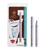 Stylo Pinceau Maquillage Kuretake pour Ligneur Extra Fin Sourcils Sourcils, Pointe, (marron)