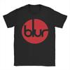 Vintage Blur Engelse Alternatieve Rockband Minimaal Logo Grafisch T-shirt Streetwear Katoenen Top T-shirts