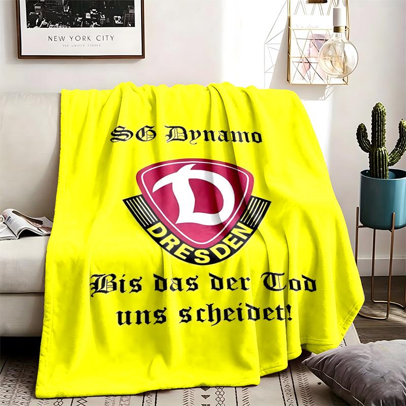 SG Dynamo Dresden Themen-Decke Geeignet für Betten Sofas und Camping Perfekt für Männer und Frauen Komfortable Bettwäsche das ganze Jahr über