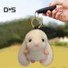 Portachiavi a Forma di Coniglio Ciondolo Coniglio Peluche con Orecchie Lunghe Fascino Bambola Portachiavi Auto Decorazione Borsa Zaino
