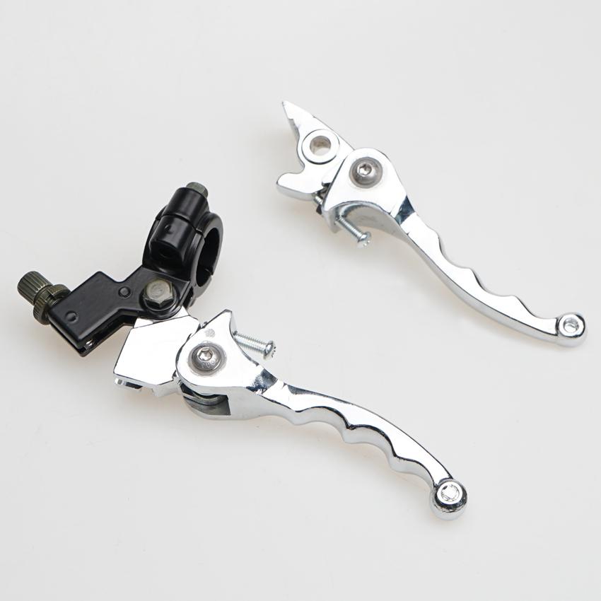 

Детали для мотоциклов Pit Dirt Bikes, складной рычаг сцепления из алюминиевого сплава, комплект тормозных рычагов для CRF KLX Pit Pro Xmotos BSE KAYO 110 125 140 150 куб. см