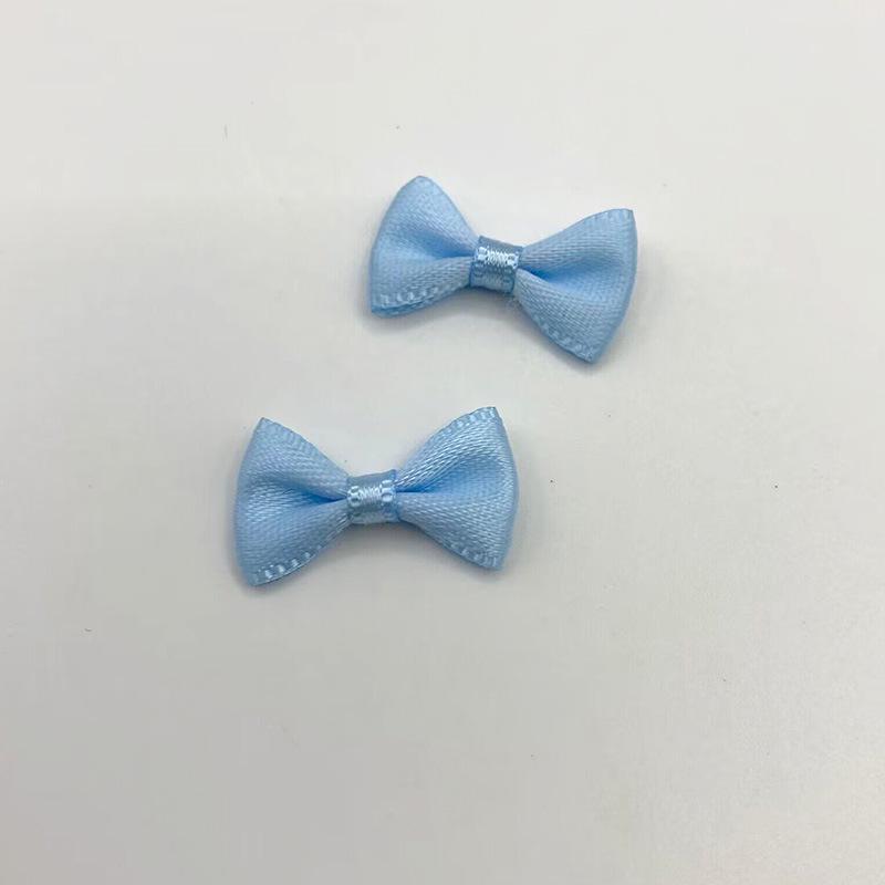 2cm Handmade Mini Cotton Bows for DIY Clothing & Doll Accessories
