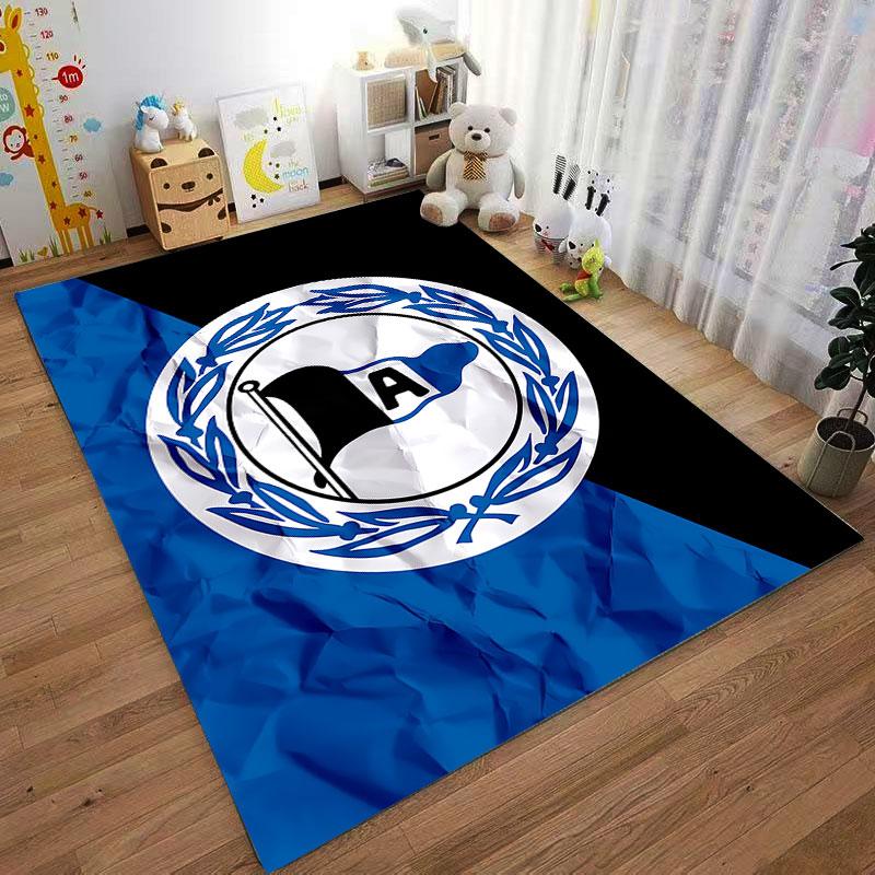 Blue and Black Flag Pattern Suitable As a Non-slip Mat for the Living Room or Bedroom Sofa