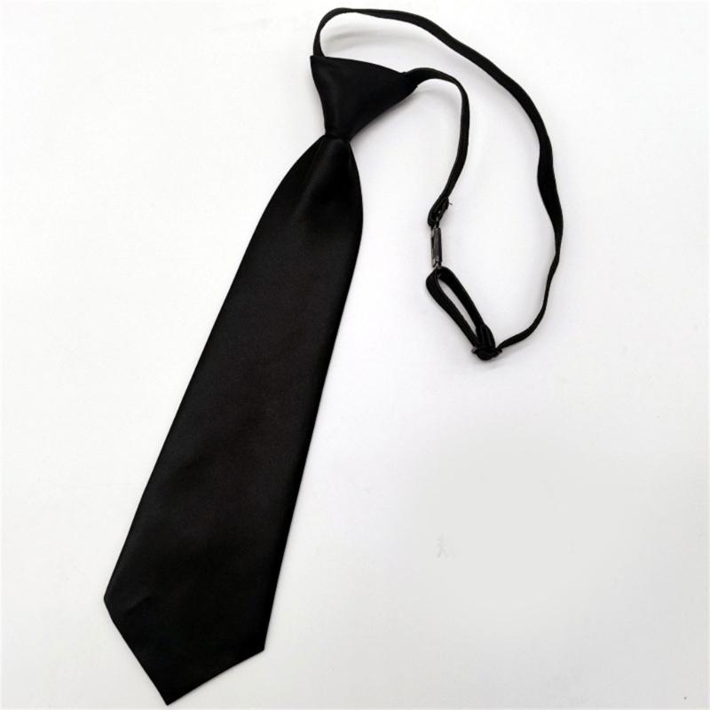 Soft Stretchable Kids Necktie Flexible Adjustment School Occasion Neck Tie For Children Uniform and Everyday Wear