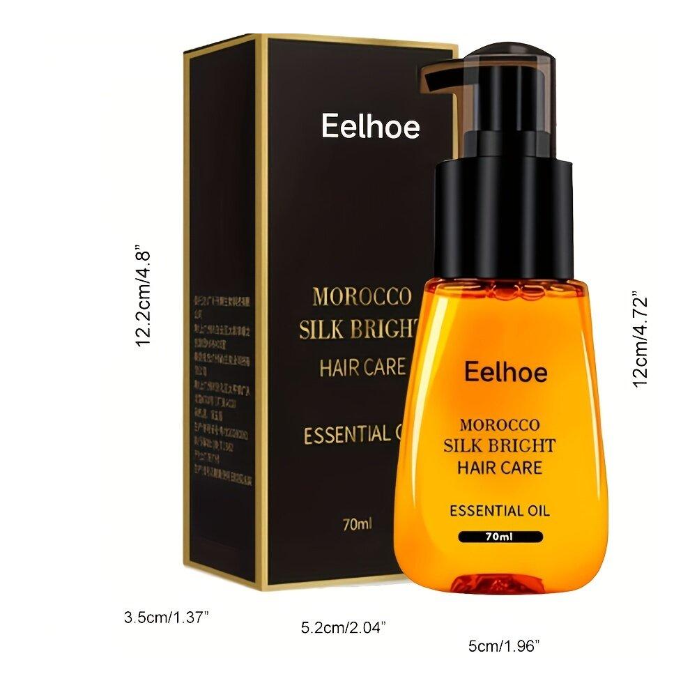 Anti-Frizz Hair Serum Hair Care Essential Morocco Silky Shine Hair Care Serum for the Repair of Damaged Dry Hair