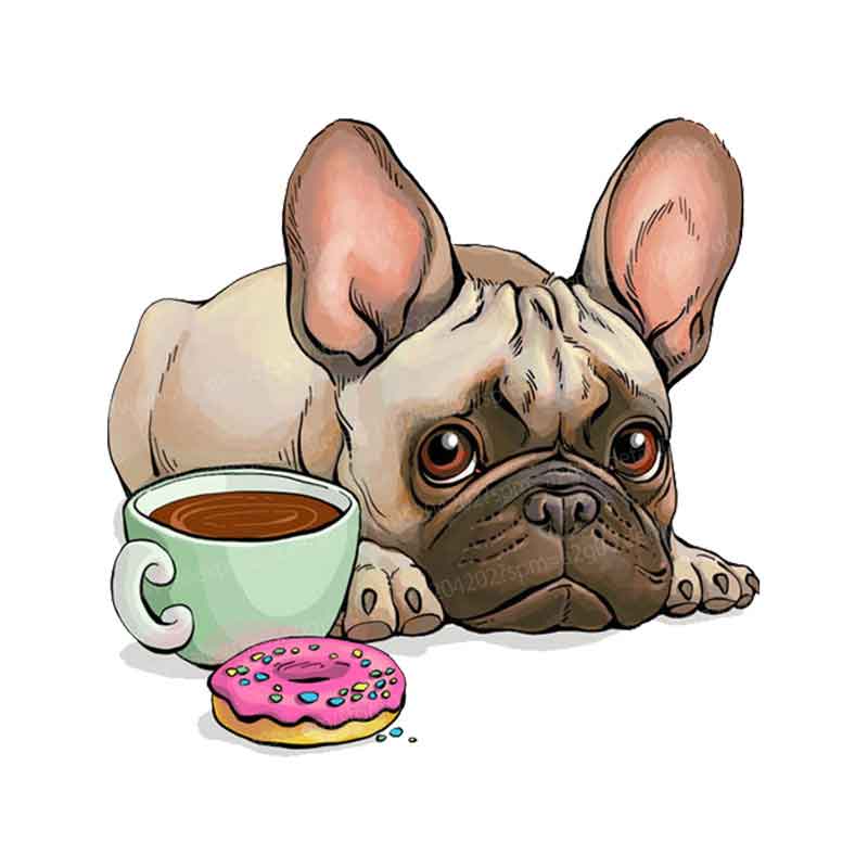 Dog Afternoon Tea Vinyl Decal Waterproof Car Bumper Sticker for Motorcycle Laptop Decoration HE50