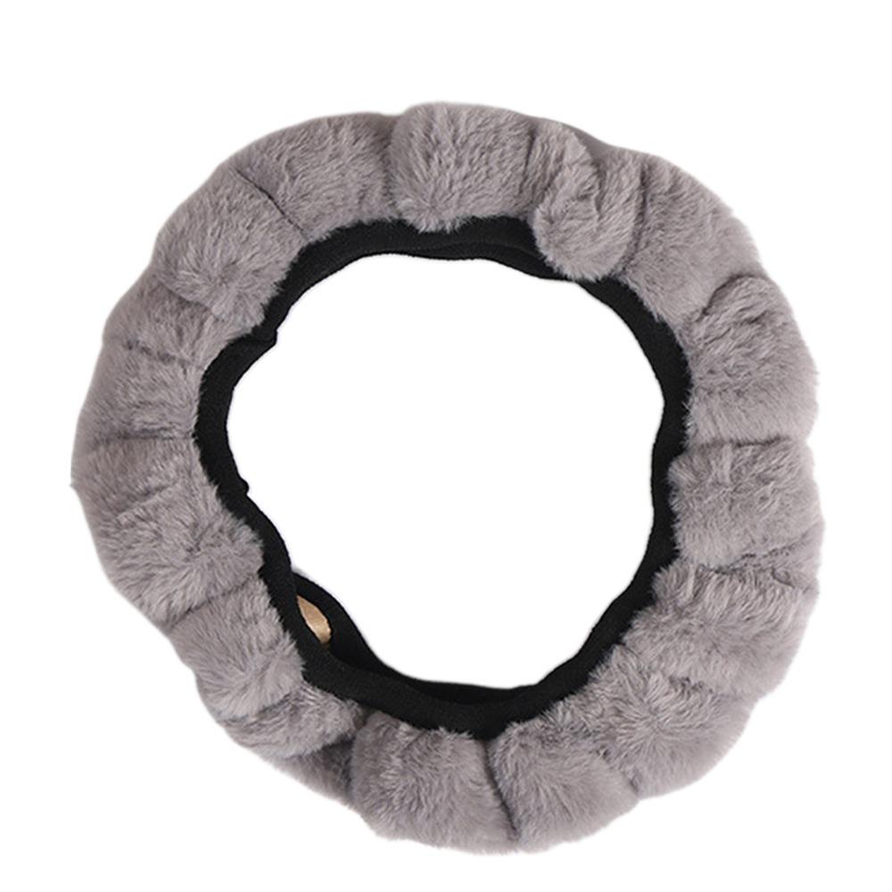 Breathable Steering Wheel Cover Soft Winter Teering Wheel Cover  Women Men