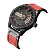 Curren 8301 Men's Leather Strap Business Calendar Watch