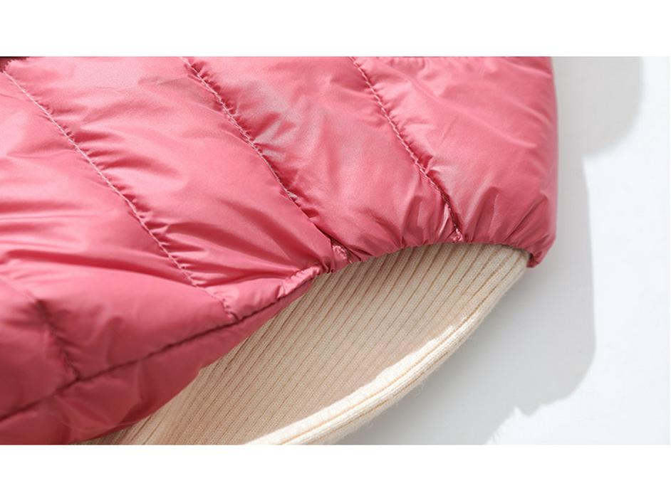 Women's Lightweight Sleeveless Down Vest: Short Round Neck, Autumn/Winter, Plus Size.