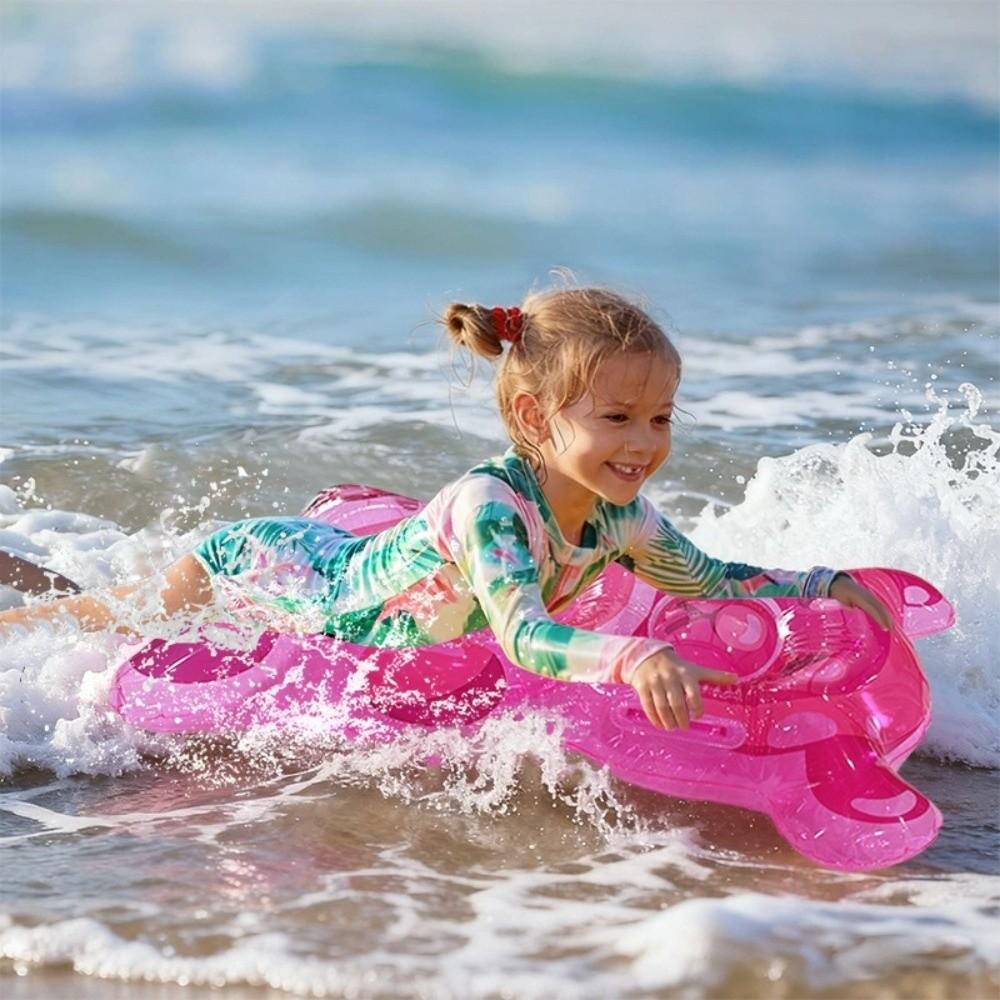 Galleggiante Gonfiabile Piscina a Forma di Orso PVC Tavola Galleggiante Portatile Tavola da Surf Gonfiabile Estate Spiaggia