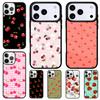 Red Cherry Summer Fruit Shockproof Phone Case for iPhone 17 Air 16e 15 11 12 14 13 Pro Max Cover Coque
