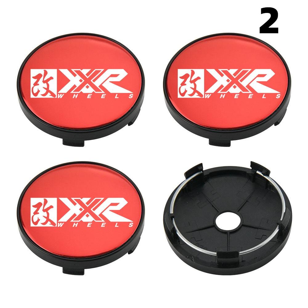 4PCS OD 58MM/60MM/63MM/65MM Cap For Rims SSR XXR Emblem Wheel Center Cap Sport Car Logo Wheel Cover Hub caps