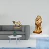 Rustic Lion Horse Figurine Sculpture Ornament for Home Decor Tabletop Cabinet TV Stand NightStand