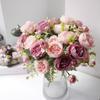 Vases Decoration Artificial Rose Flowers Peony Shape Festival Decoration  Festival Use