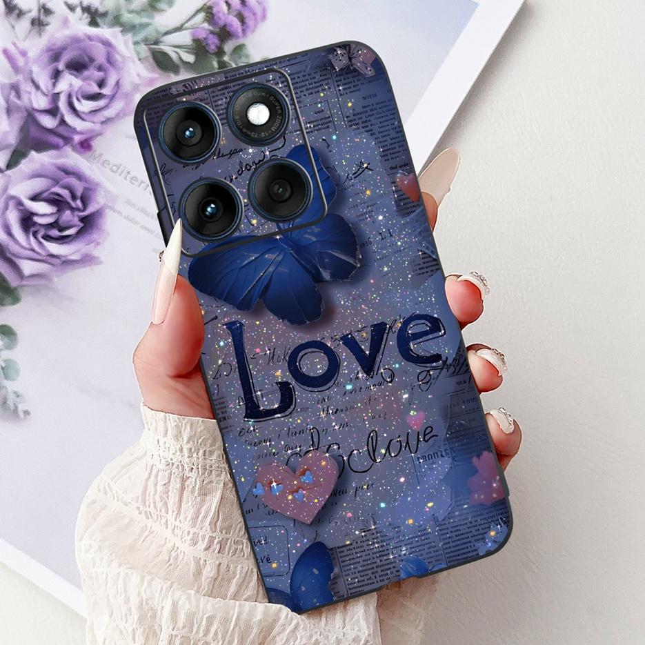 Etui do Motorola Edge 60 Pro Luksusowe Pokrowiec Malowany Motylem Miękki Pokrowiec TPU na Telefon Dla Motorola Edge 60 Fusion Egde60 Pro 60S Torby