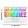 Colorful Luminous Bluetooth Keyboard Backlit Portable Keyboard Wireless Keyboard  Notebook