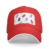 Rainbow Gummy Bears Candy Baseball Cap beach hat Ball Cap Sun Hats For WoUnisex Unisexs